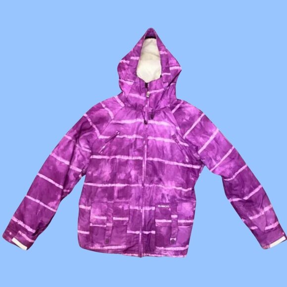 Billabong Purple Tie-Dye Snowboard Jacket – Women’s Small (10K Waterproof) - Picture 5 of 8